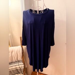 Navy Blue Women's Top